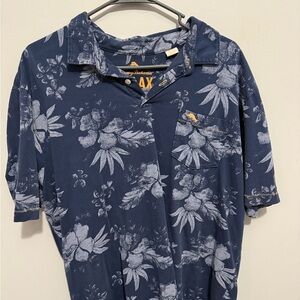 Tommy Bahama Blue Casual Button Down Shirt